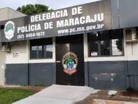 Delegacia de Polícia de Maracaju, que está investigando a denúncia contra professor (Foto: Tudodoms)