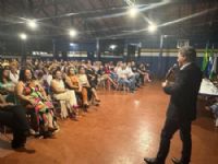 prefeito Marcos Calderan falou aos novos gestores