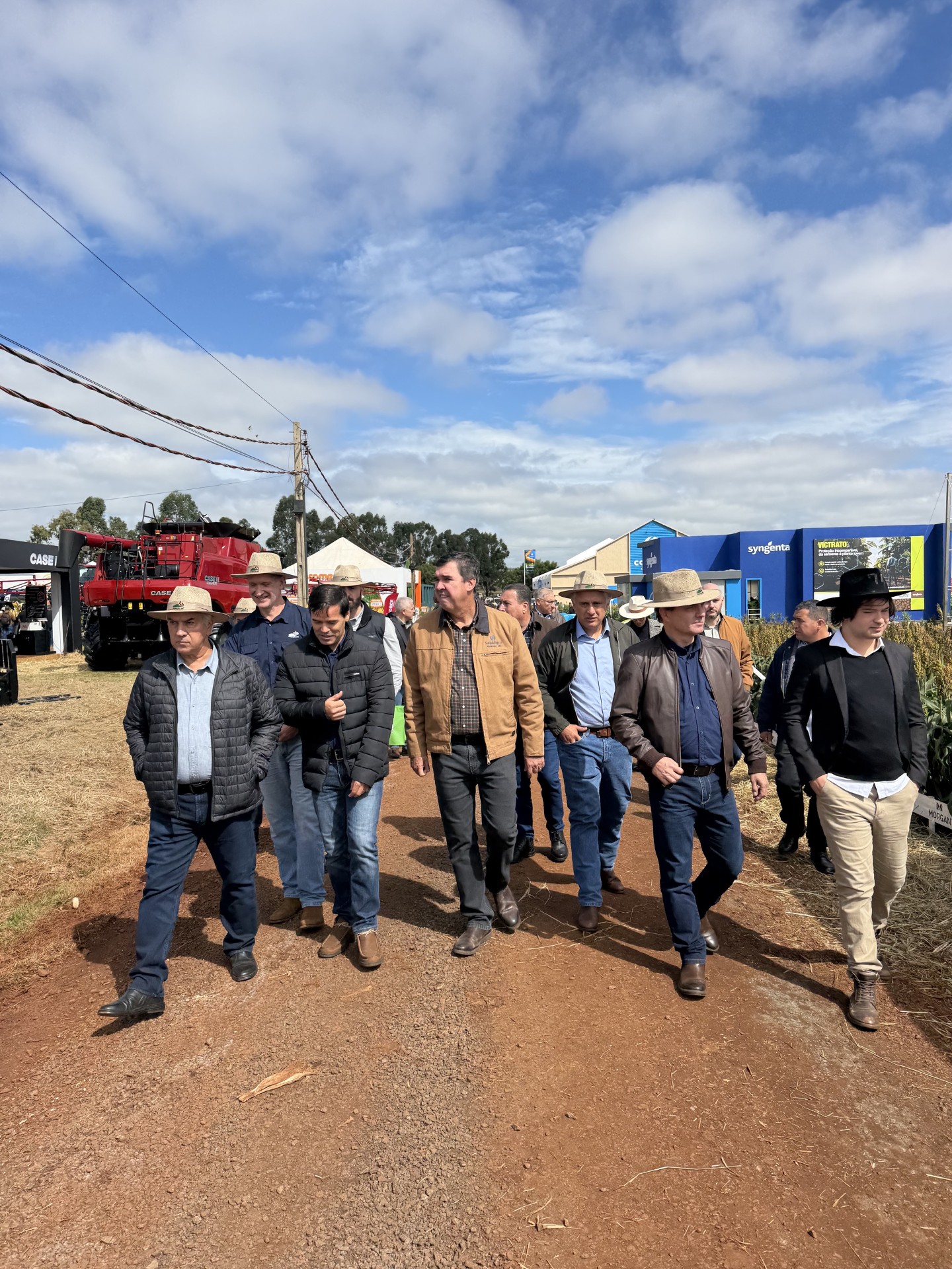 Vereador acompanhou a comitiva de autoridades que visitou o Showtec em Maracaju  (Foto Hosana de Lourdes)