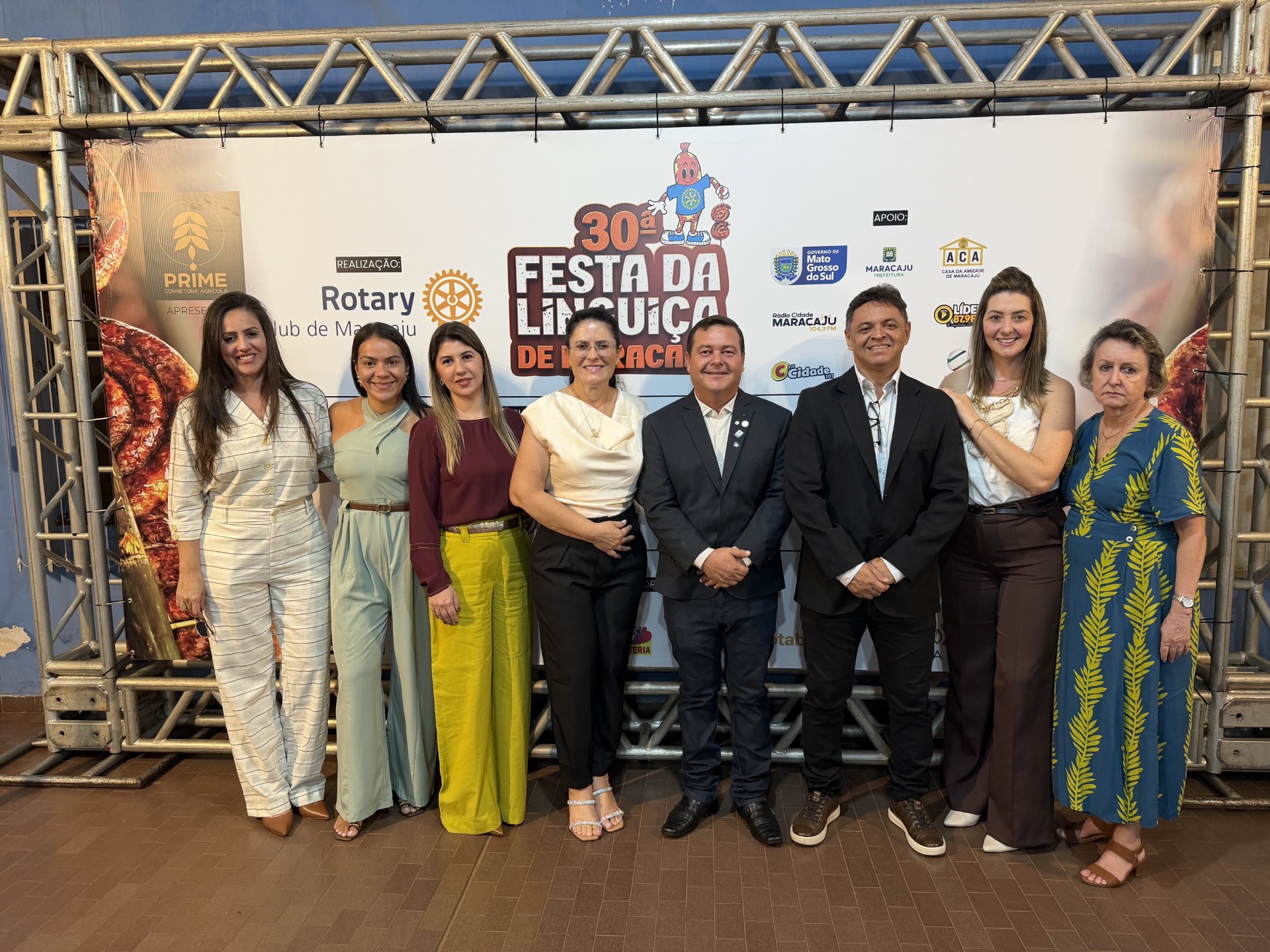 Casa da Amizade e Rotary juntos Festa da Linguiça (Hosana de Lourdes)