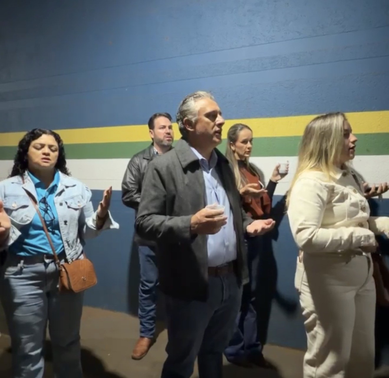 Presidente da c&acirc;mara Rener Barbosa participou da Alvorada Festiva (Assessoria)