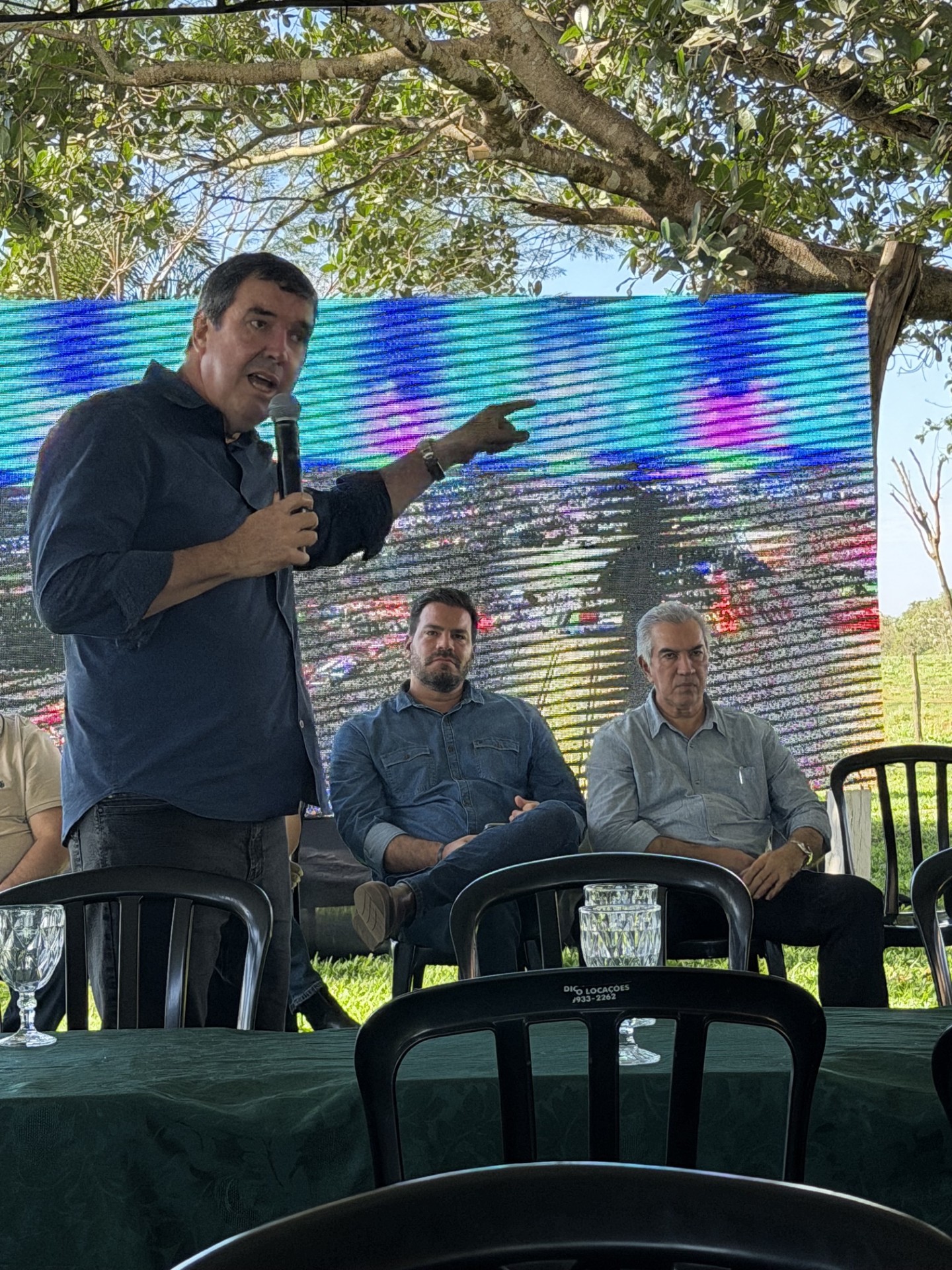 Eduardo Riedel esteve presente no encontro  (Hosana de Lourdes)