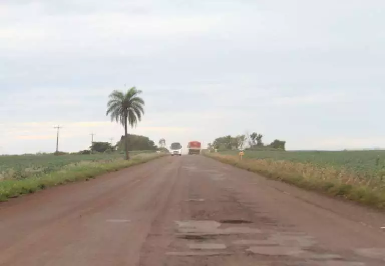 Trecho entre Sidrolândia e Maracaju rodovia MS 162 será recapeado em 2021 - Foto tudodoms 