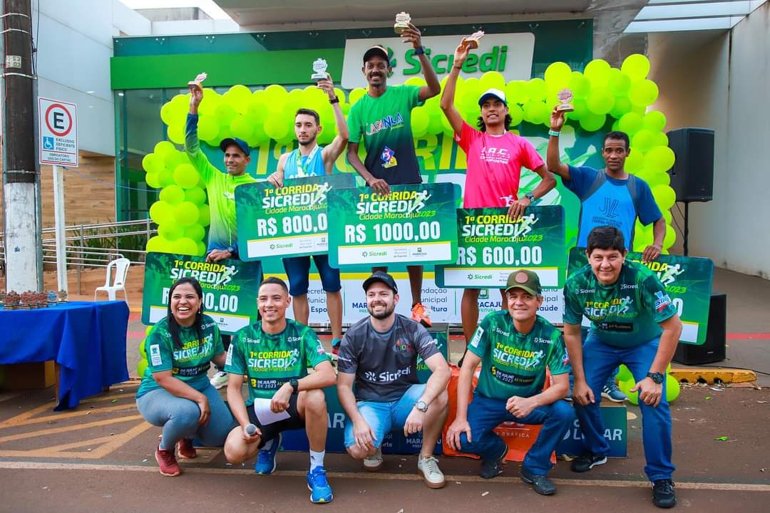 Destaque aos premiados na Corrida Maracaju  (Foto Assessoria)