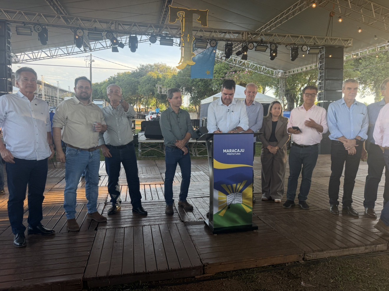 Governador Eduardo Riedel na Expomara em Maracaju   (Hosana de Lourdes)