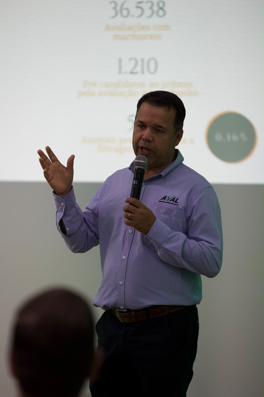Legenda: Dr Fabiano Ara&uacute;jo - m&eacute;dico veterin&aacute;rio conceituado t&eacute;cnico do melhoramento gen&eacute;tico da Ra&ccedil;a Nelore - AVAL Servi&ccedil;os Tecnol&oacute;gicos