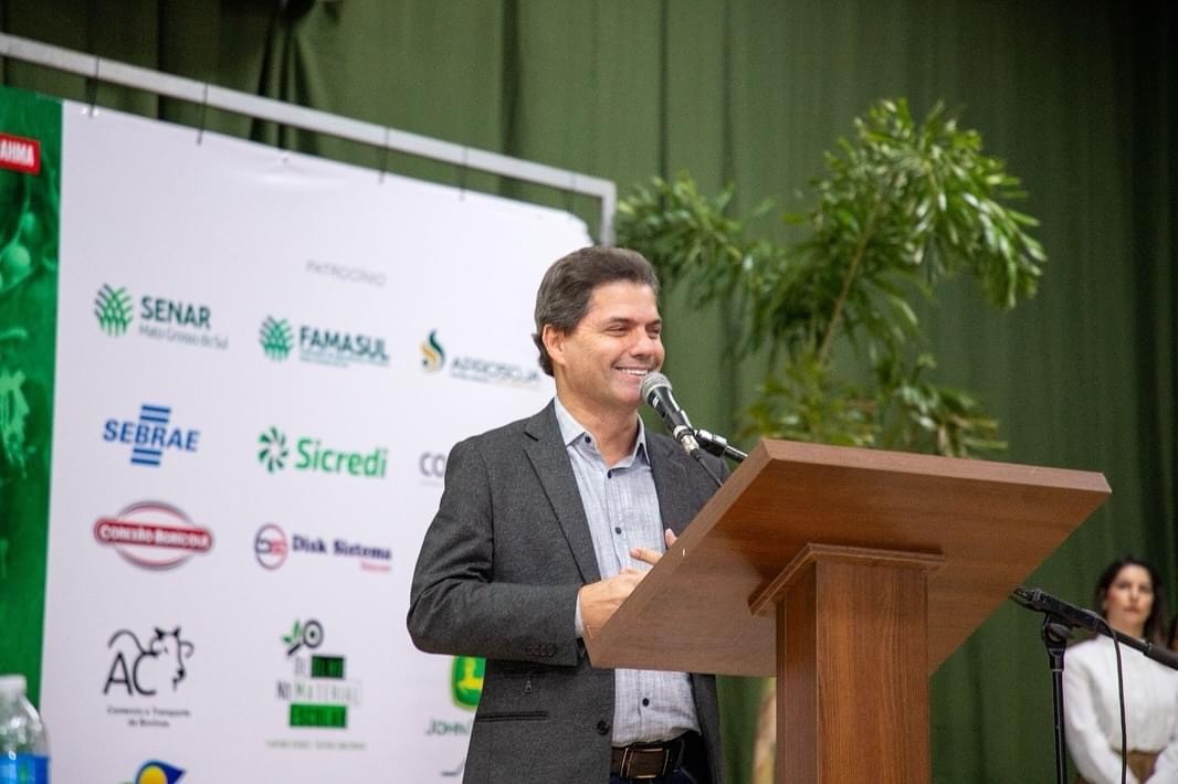 Prefeito Marcos Calderan durante abertura da Expomara  (Foto Hosana de Lourdes)