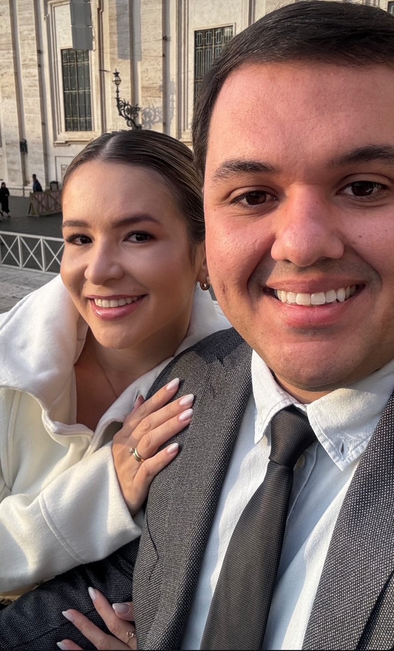 Casal Calline e Rafael na Itália em Lua de Mel  (Albúm do Casal)