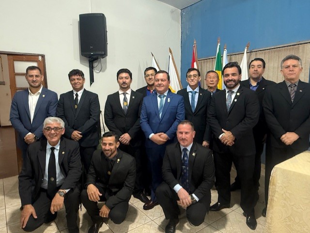 A Nova diretoria do Rotary Maracaju (Foto Hosana de Lourdes)