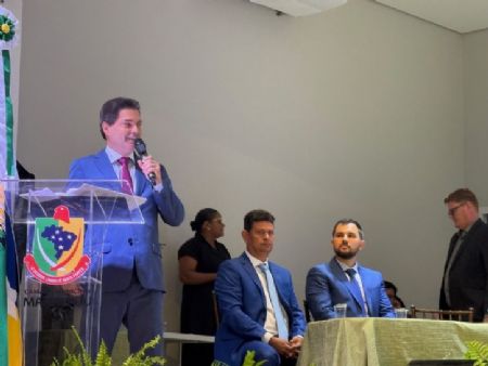 Empossado para segundo mandato prefeito Marcos Caderan se compromete com melhorias e qualidade de vida para população