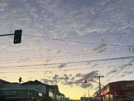 Centro de Maracaju na manhã desta quinta-feira dia 02