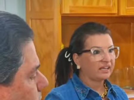 Primeira dama Meire Calderan que defende a causa e a proteção as mulheres