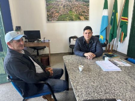 Vereador Ilson Portela “Catito” visita Bela Vista em agenda institucional com autoridades locais