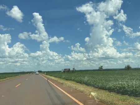 Tempo região de Maracaju com alerta