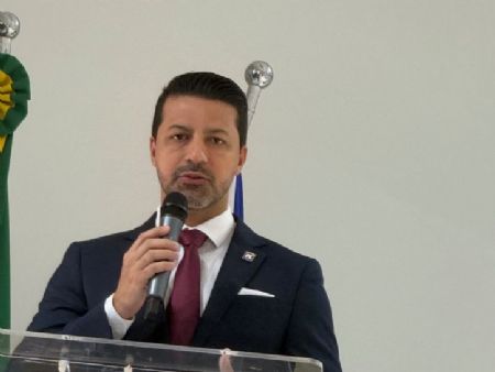 Vereador Bruno Barros (PL) na tribuna