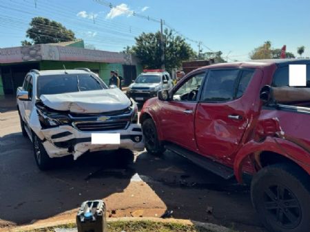 registro de um dos acidentes em Maracaju