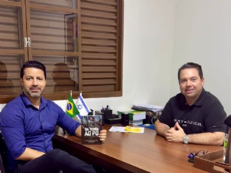 Vereador Bruno Barros (PL) com deputado federal Rodolfo Nogueira (PL)