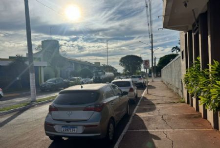 Tempo em Maracaju nesta quinta-feira. (Foto: Tudo do MS)