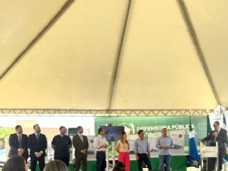 Defensor Público-Geral do Estado, Pedro Paulo Gasparini discursa na solenidade