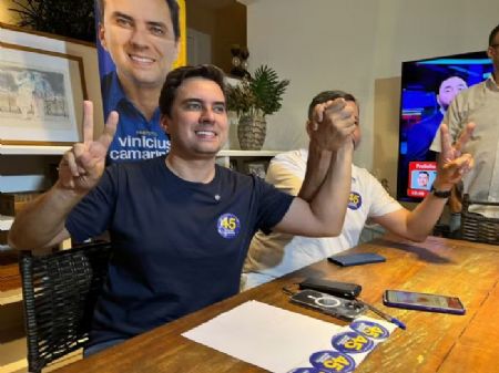 Vinícius Camarinha, eleito prefeito de Marília com 54,73% dos votos válidos, t