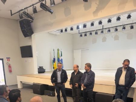 Barbosinha vice-governador que esteve em Maracaju nesta quarta-feira