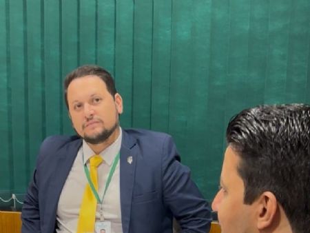 Vereador Bruno Barros durante agenda em Brasilia