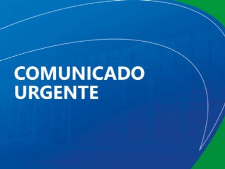 Comunicado urgente