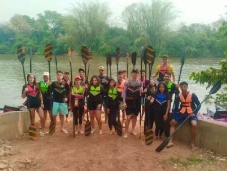 Alunos tiveram contato com povos locais, que ensinaram a cultura em diversos lugares do Estado (Foto: Arquivo Pessoal)