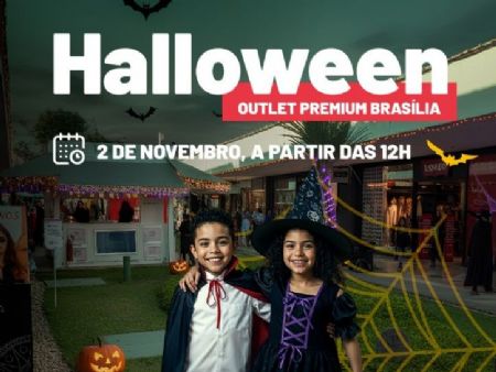 Outlet Premium Brasília celebra Halloween com programação gratuita neste domingo