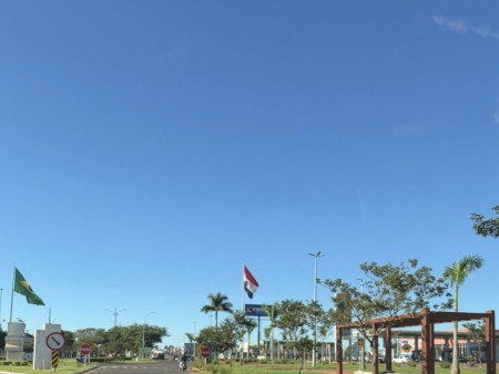 na fronteira frio e baixa umidade também