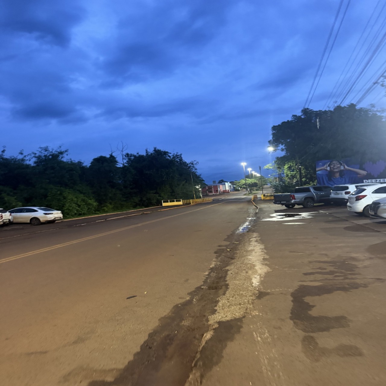 Região central de Maracaju nesta quinta feira