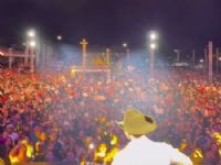 Milhares de pessoas no show de Eduardo Costa em Campo Grande