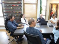 O prefeito Marcos Calderan participou da reunião de ações de estratégia