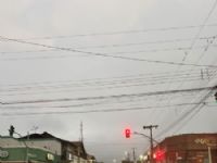 Centro de Maracaju na manhã de terça-feira, dia 07