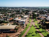 Vista aérea da cidade de Maracaju