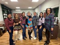 Mirtes e equipe de trabalho