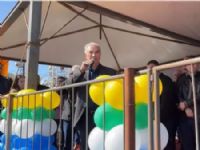 Governador discursou na abertura do desfile cívico. (Foto: Hosana de Lourdes/Tudo do MS)