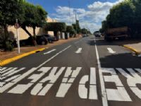 Rua Quintino Bocaiuva recapeada entre Marechal Floriano e Marechal Deodoro ganha sentido único
