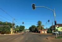 Céu de Maracaju nesta terça-feira. (Foto: Divulgação)