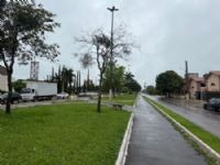 Avenida Mario Correa na segunda feira em Maracaju