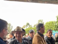 O ex governador visitou Showtec ao lado do governador Eduardo Riedel