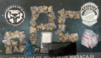 Droga apreendida pela polícia. (Foto: Tudo do MS)