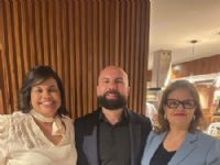 Secretaria de assistencia do Estado Patricia Cozzolino e Dr Anderson adjunto da Sead
