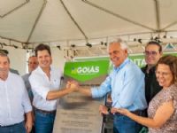 Governador Caiado este inaugurando a GO 050