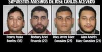 Envolvidos na execução de José Roberto Acevedo; Alan Andrés (1º à dir.) se entregou ontem I (Foto: Arquivo/Campo Grande News)