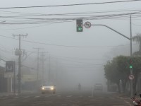 O centro de Maracaju nesta quarta feira, dia 16
